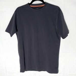 Dri Wear Classic Gray Pima Cotton Crew Neck T Shirt L